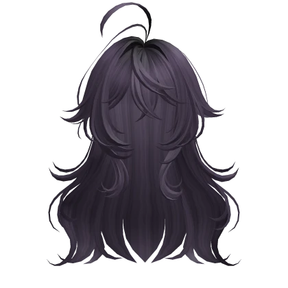 Purple Cute Anime Girl Hair