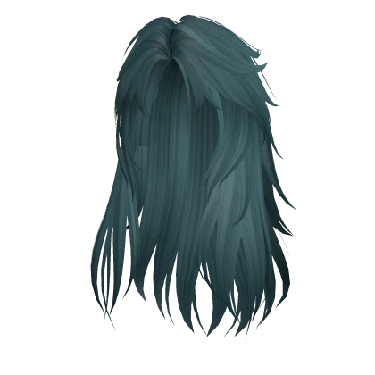 Teal Warrior Wolfcut