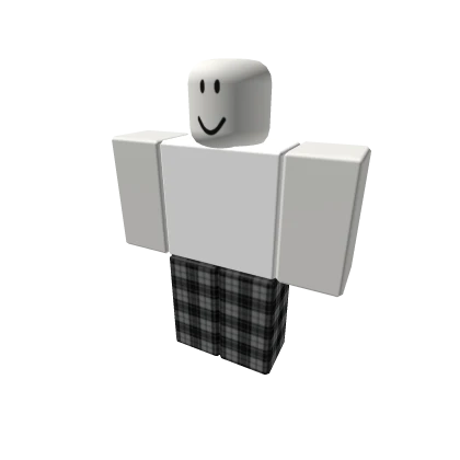 TARTAN PANTS (Black)