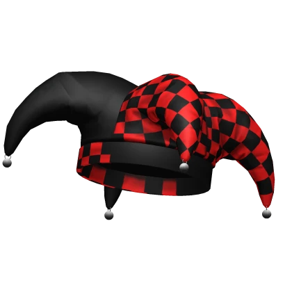 Jester Hat Black & Red Joker Halloween Pumpkin