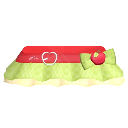 cute mori kei igari apple heisei skirt 3.0