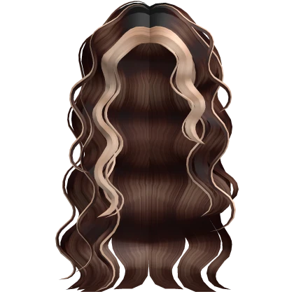 Curly Messy SuperStar Brown Blonde Hair