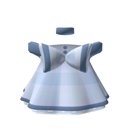 💙🎀3.0 Blue cute Plaid Doll Dress