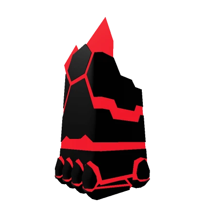 black/red gauntlet (R6) (R)