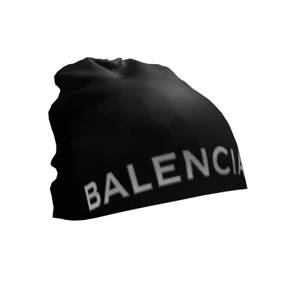 BALENCIAGA BLACK BEANIE