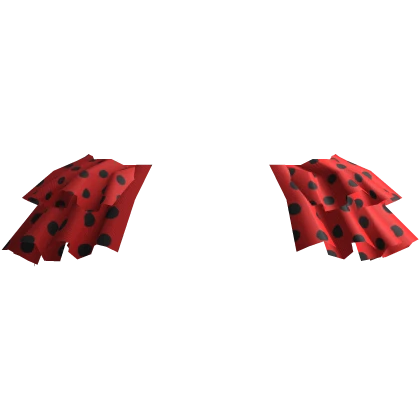 ♡ cute ladybug polka dot accent skirt ruffles