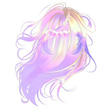 Diamond Crystal Holographic Lush Windy Anime Hair
