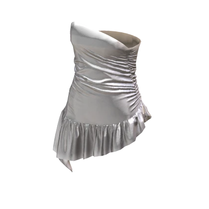 Elegant Y2k White Mini Dress