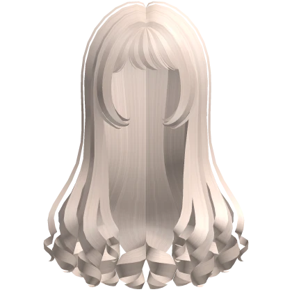 🤍 pretty princess long curly hair blonde