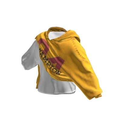 💜Minimalist Layered Streetwear Hoodie_Yellow