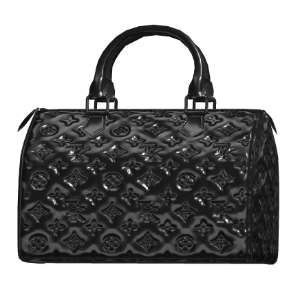 2000s metallic designer bag ✦ black ver.