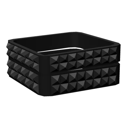 R6 Black Spiked Scene Bracelets [Right]