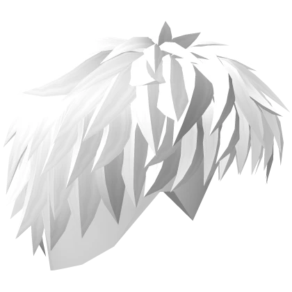 Messy Anime Taper Fringe (White)