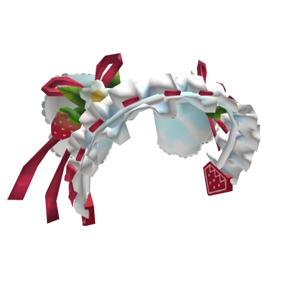 🍓Strawberry Hatsune Miku bonnet with ruffles