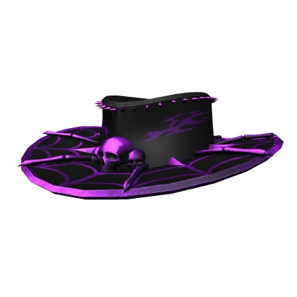 Purple Skullspires Outlaw Hat