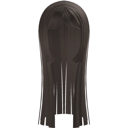 straight gothic hime cut doll hair dust brown