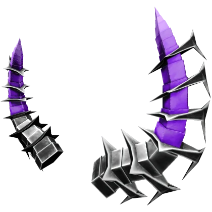 Purple Spiky Horns