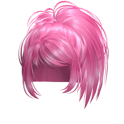 Hot Pink Y2k ponytail