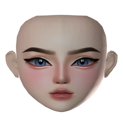 zeslin blue eyes makeup pale skin korean japanese