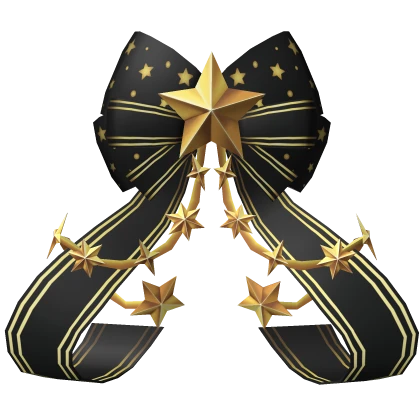 Cosmic Star Bow in Black