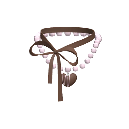  ꒰♡꒱ : mori kei neapolitan chocolate necklace