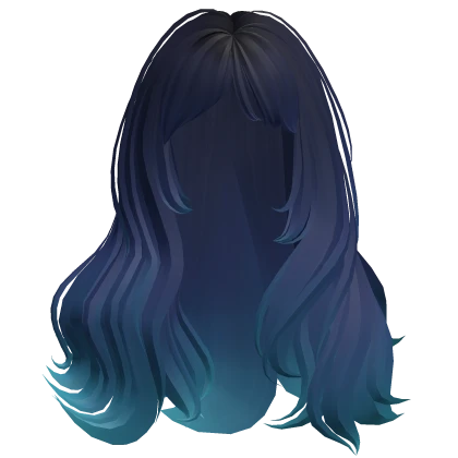 Long Capable Of Love Wavy Hair (Electric Blue)