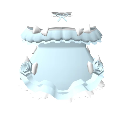 💕3.0 Delicious romantic blue dress cake