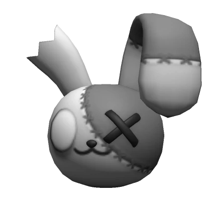 Monochrome Zombunny Head