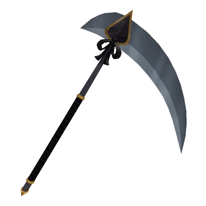 Black Gem Ribbon Scythe