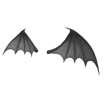 White Demonic Vampire Wings