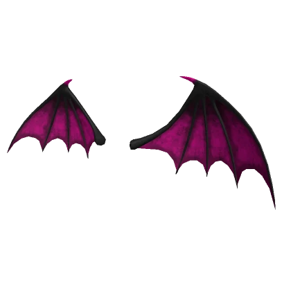 Pink Demonic Vampire Wings