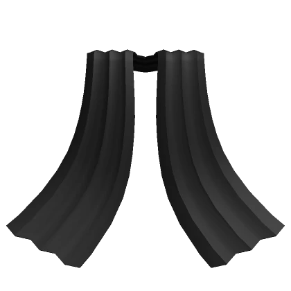 Black Royal Parted Cape