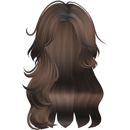 Chocolate Brown Wavy Hair 