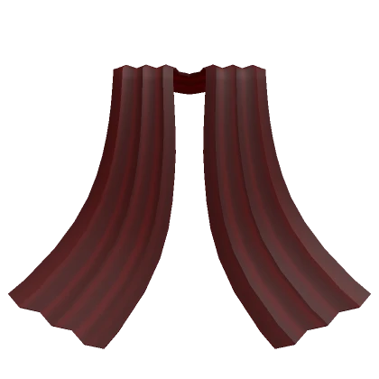 Red Royal Parted Cape