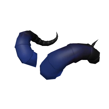 Dark Blue Elemental Horns