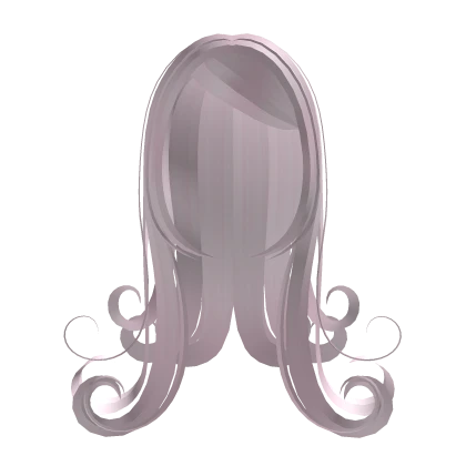 ♡꒰long swirly witch hair in pink꒱