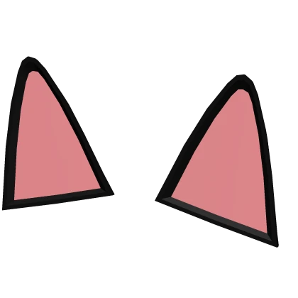 Black Classic Kitty Cat Ears