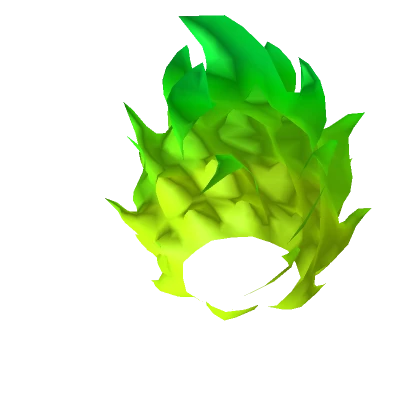 Green Fire Head Aura