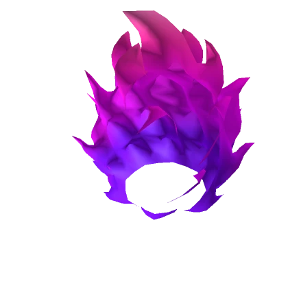 Purple Fire Head Aura