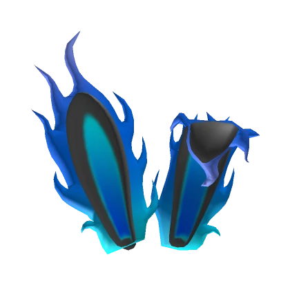 Blue Fire Bunny Ears