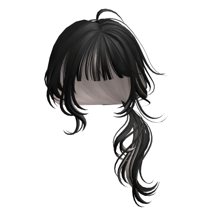 Black&Ash Low Ponytail