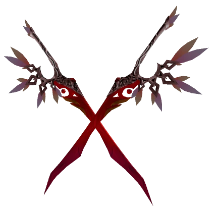 Dual Red Phoenix Sword