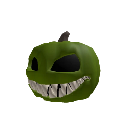 Green Creepy Pumpkin