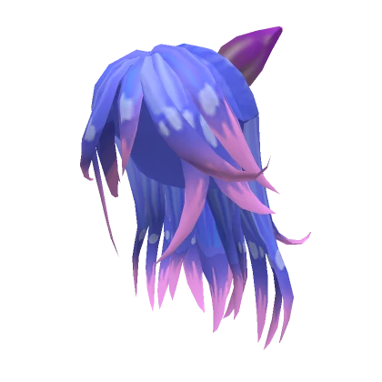 Purple & Pink Flowing Fairy Hair 