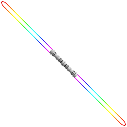 Holdable Rainbow Dual-Bladed Laser Saber Sword