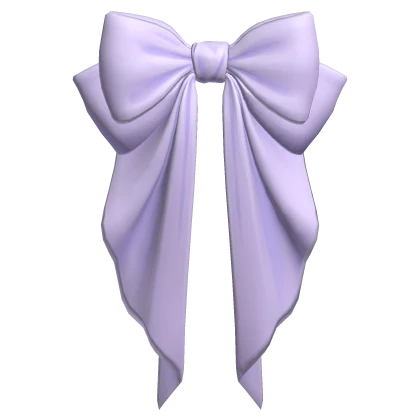 Big Hair Bow Lavender Basic Ribbon Head Cutesy