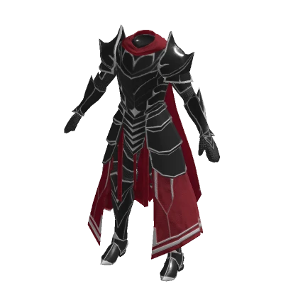 Red nightmare knight plate armor set