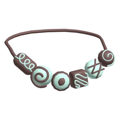 harajuku mori kei igari mint chocolate necklace v2
