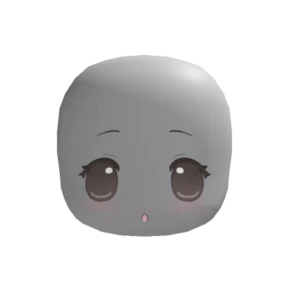 🤎 cute brown surprised chibi face