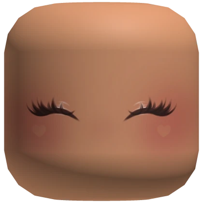 Heart Kawaii Face (Tan)